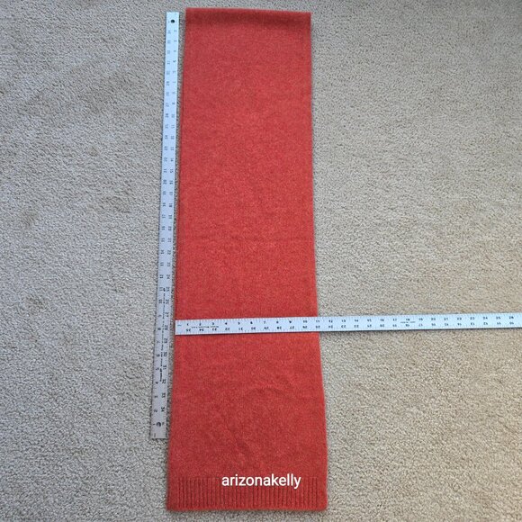 NWOT Tahari Cashmere in Heather Orange Pink - Picture 9 of 16